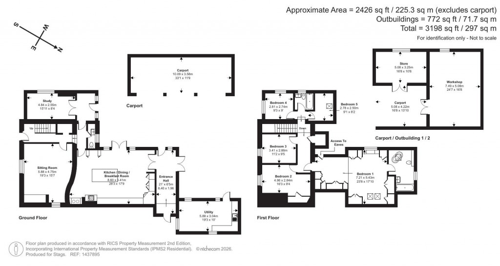Floorplans For Bicknoller, Taunton