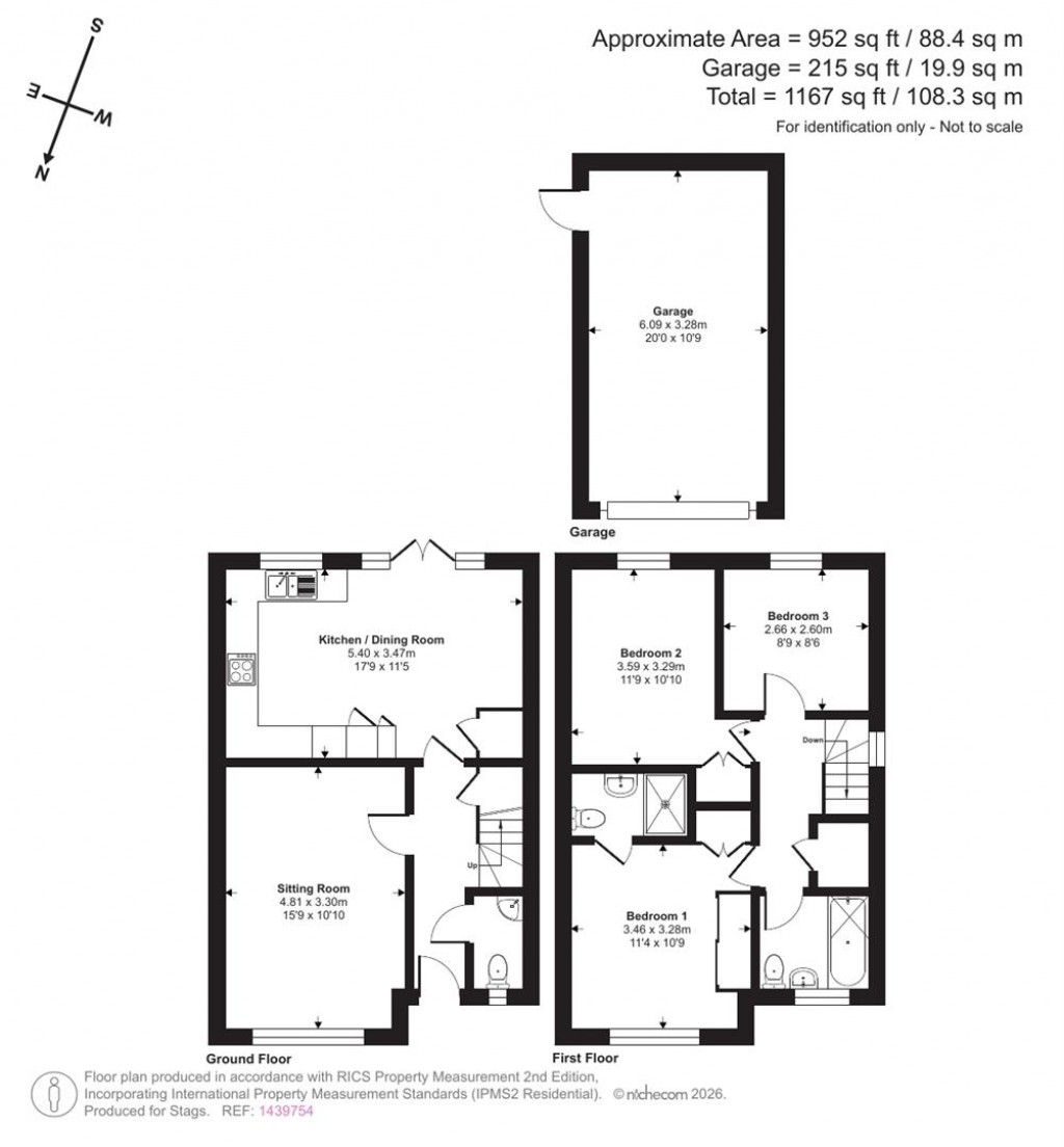 Floorplans For Bishops Way, Exeter