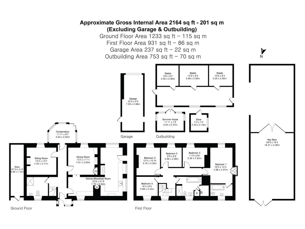 Floorplans For Wembworthy, Chulmleigh