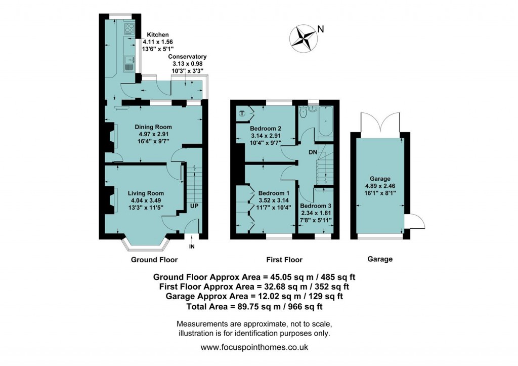 Floorplans For Ruscote Avenue, Banbury - no upward chain