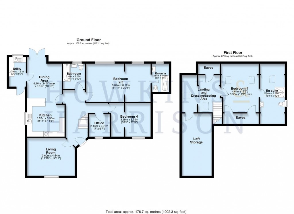 Floorplans For Churchill Close, Ashby-De-La-Zouch, LE65