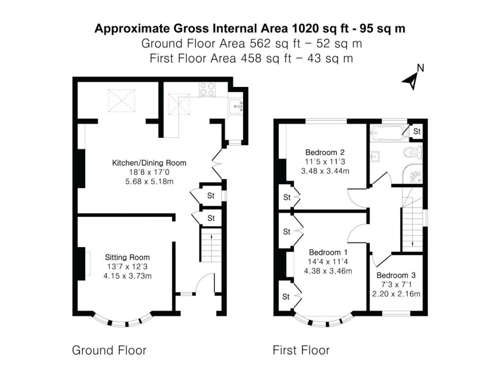 Floorplans For Old Exeter Road, Tavistock