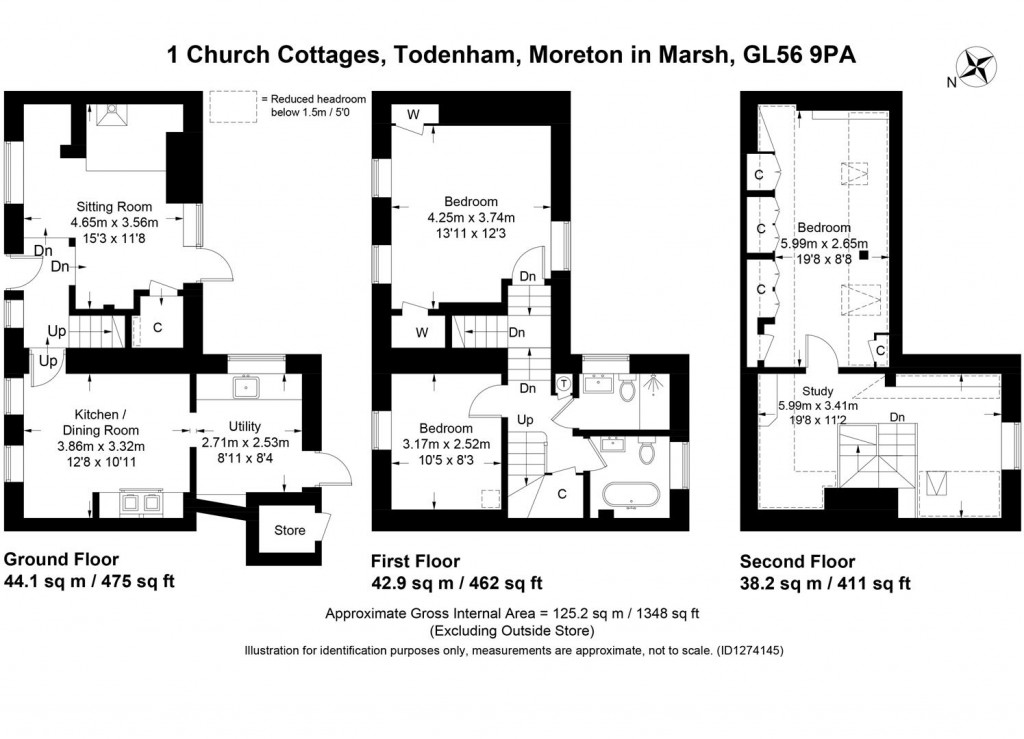 Floorplans For Todenham, Moreton in Marsh, Gloucestershire