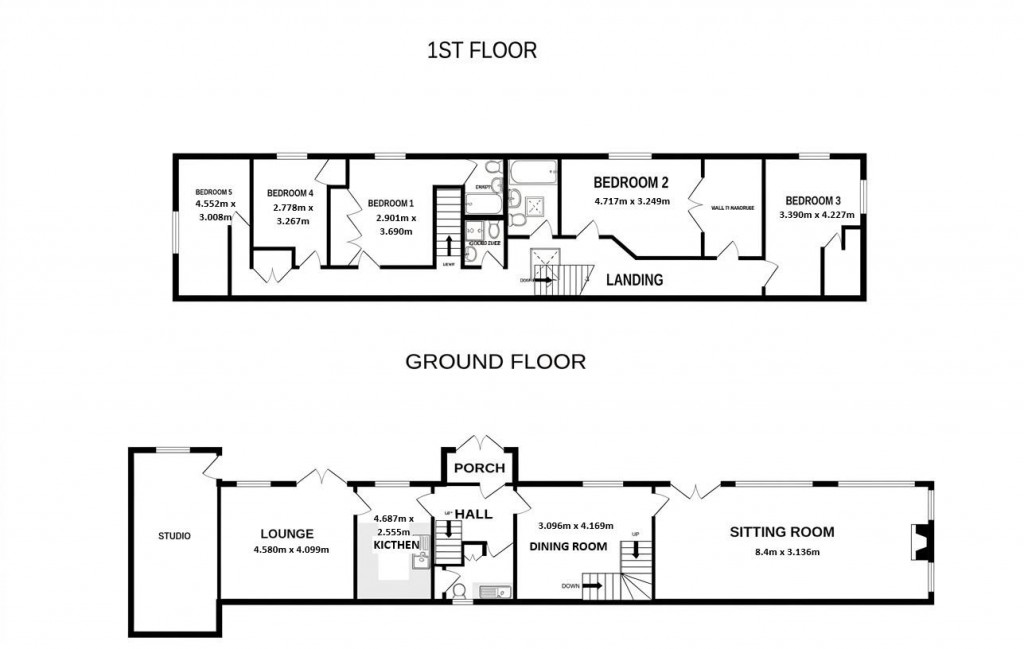Floorplans For Houndsmoor Lane, Milverton, Taunton