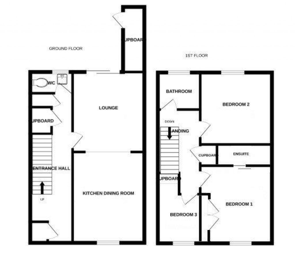 Floorplans For Jay Close, Haverhill