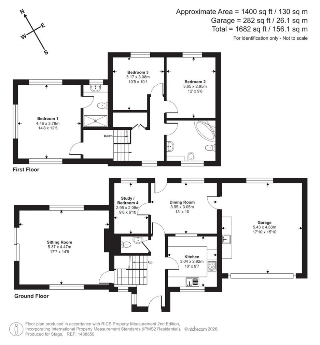 Floorplans For Manor Park, Duloe, Liskeard