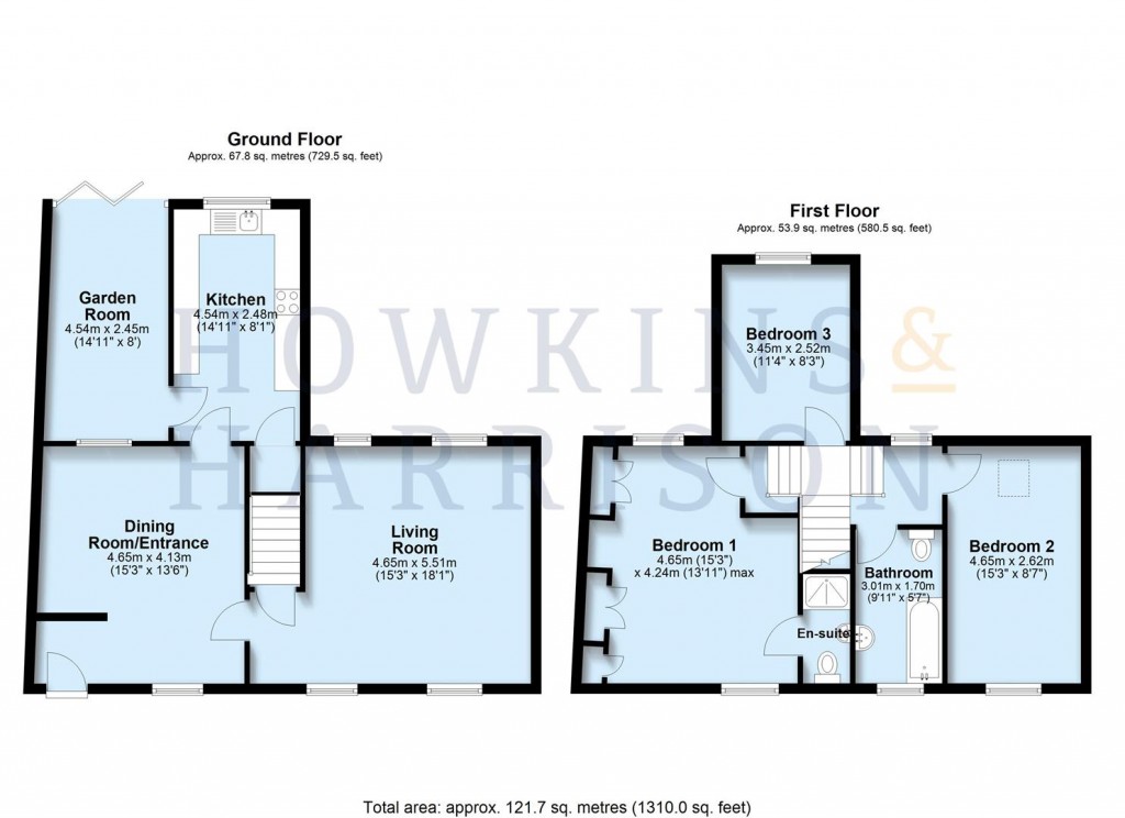 Floorplans For Church Street, Appleby Magna, DE12