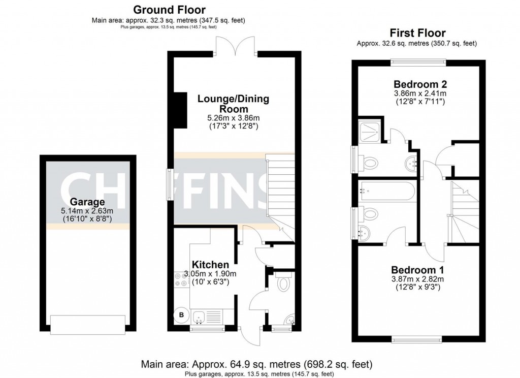 Floorplans For Longchamp Drive, Ely