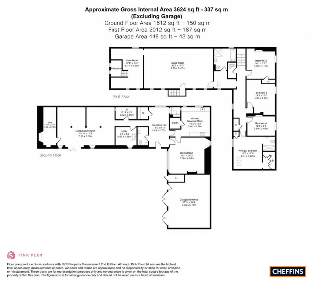 Floorplans For The Gallery, Ely