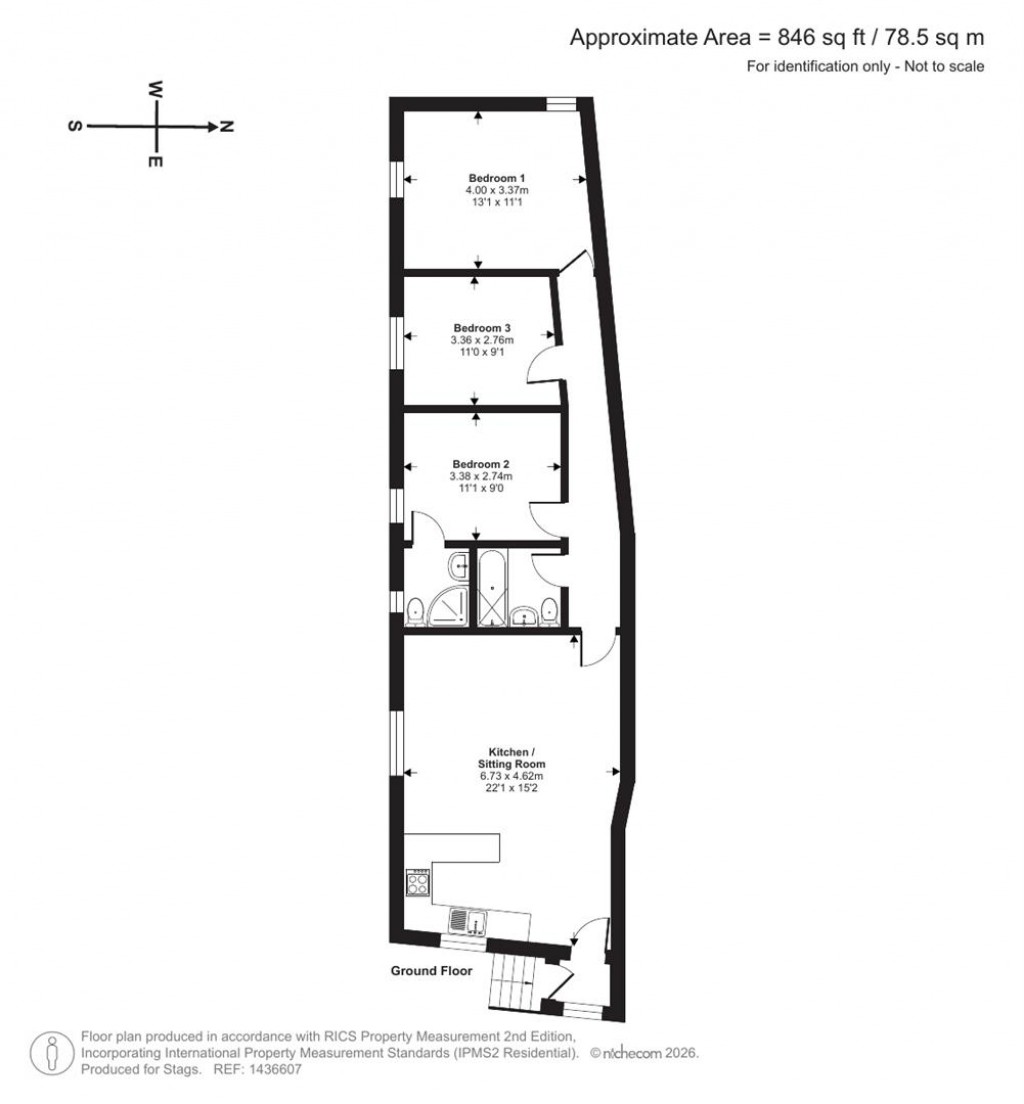 Floorplans For Mill Green Court, Lyme Regis