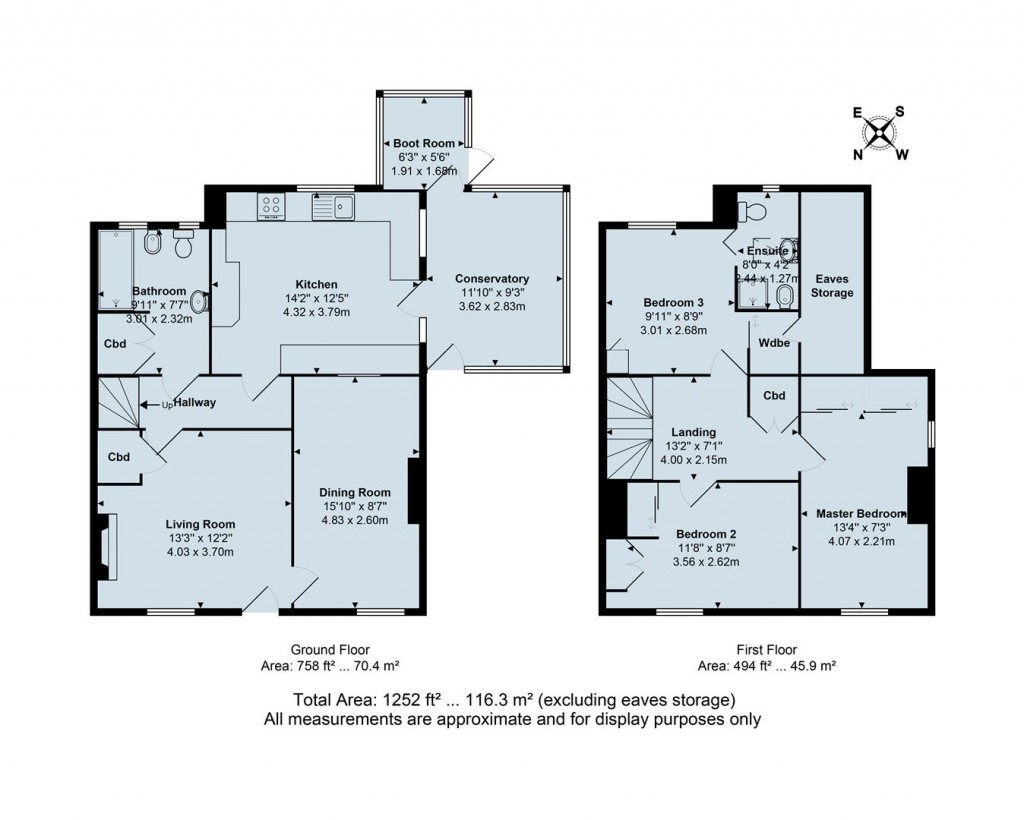 Floorplans For Chestnut Lane, Clifton Campville, B79