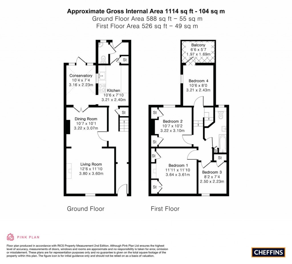 Floorplans For Bateman Street, Cambridge