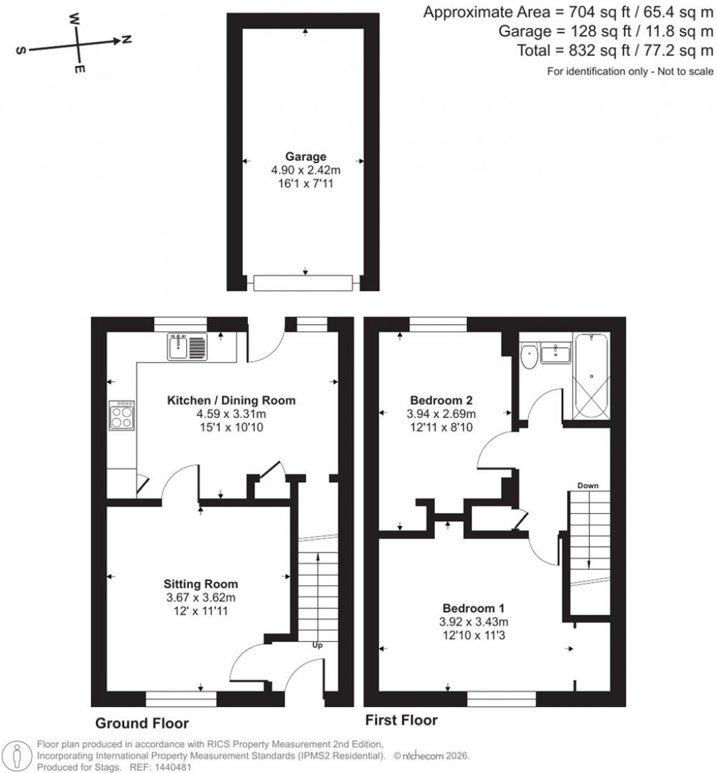 Floorplans For Pinnex Moor Road, Tiverton