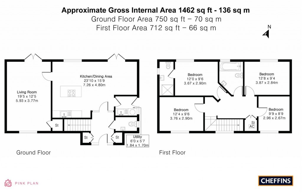 Floorplans For High Street, Chippenham