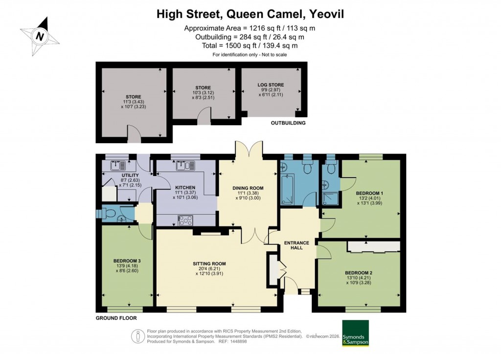 Floorplans For High Street, Queen Camel, Yeovil
