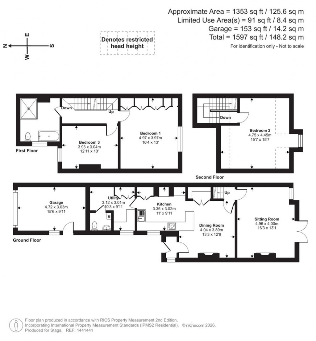 Floorplans For South Villas, Cotford St. Luke, Taunton