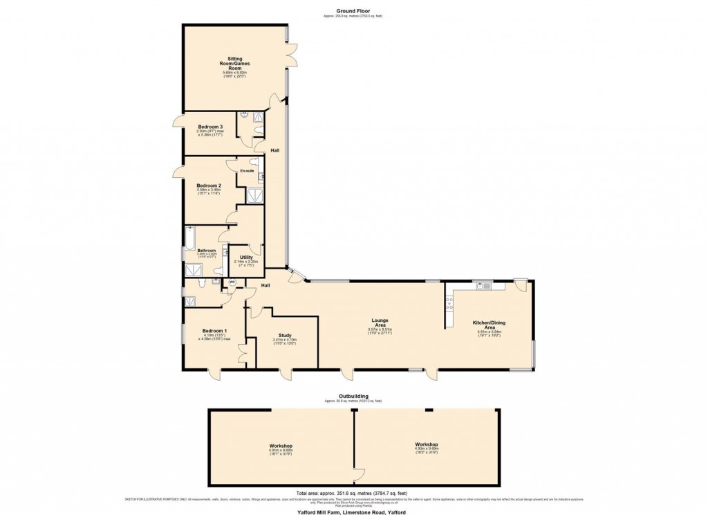 Floorplans For Yafford, Isle of Wight