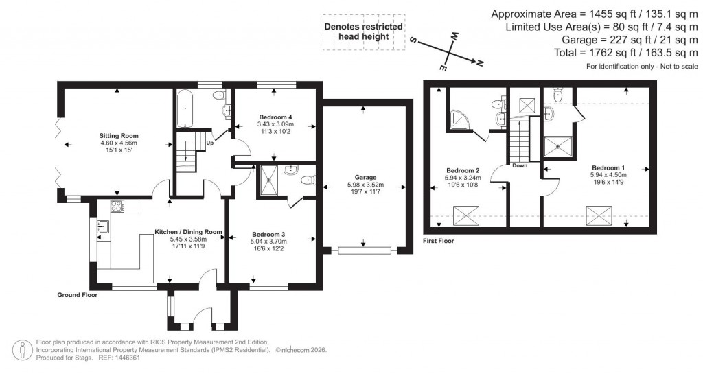 Floorplans For North Street, North Tawton