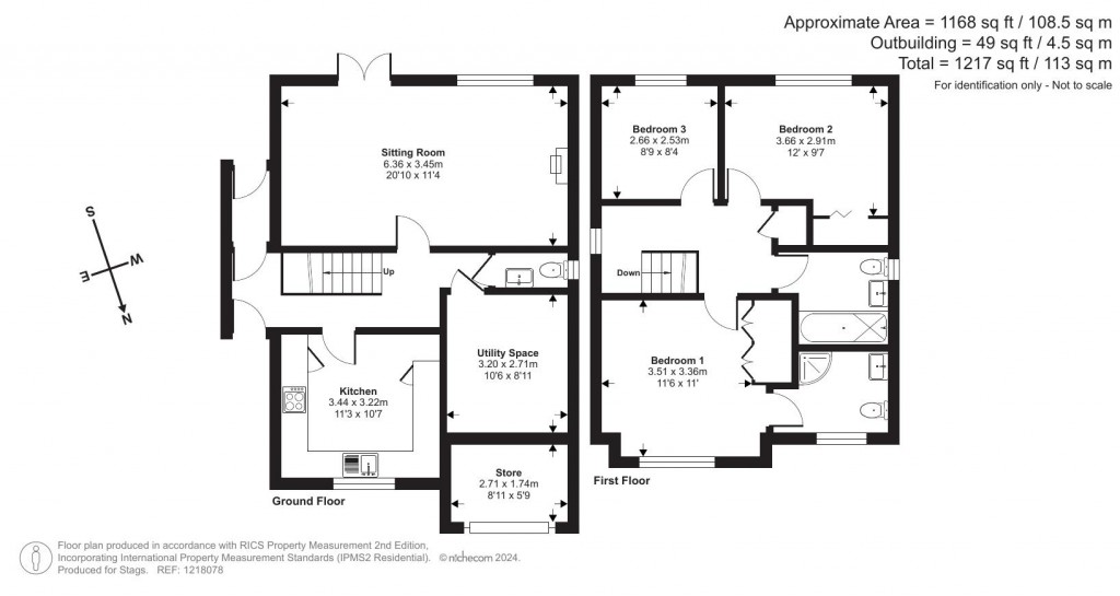Floorplans For Blind Lane Close, Bridport