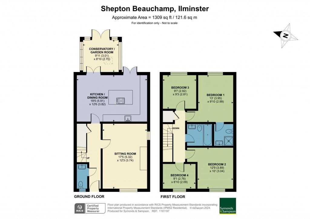 Floorplans For Love Lane, Shepton Beauchamp, Ilminster