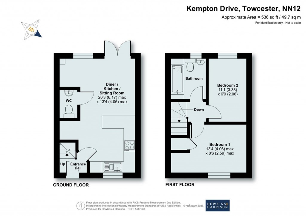 Floorplans For Kempton Drive, Towcester, NN12