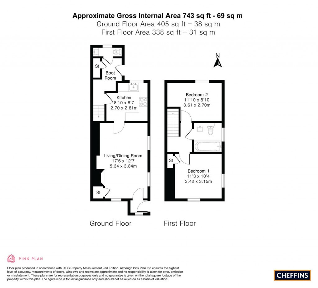 Floorplans For The Chase, Steeple Bumpstead, Haverhill