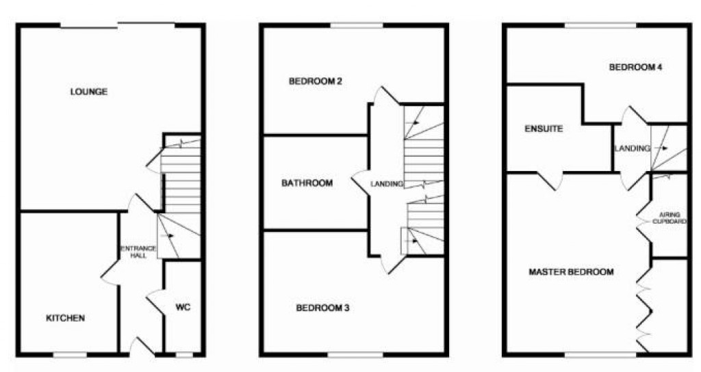 Floorplans For Ruffles Road, Haverhill