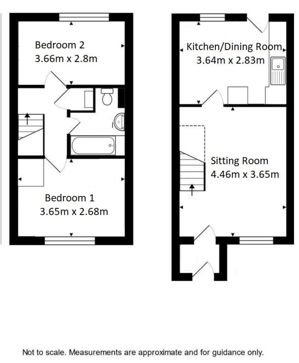 Floorplans For Quarry Close, Shipton Gorge, Bridport