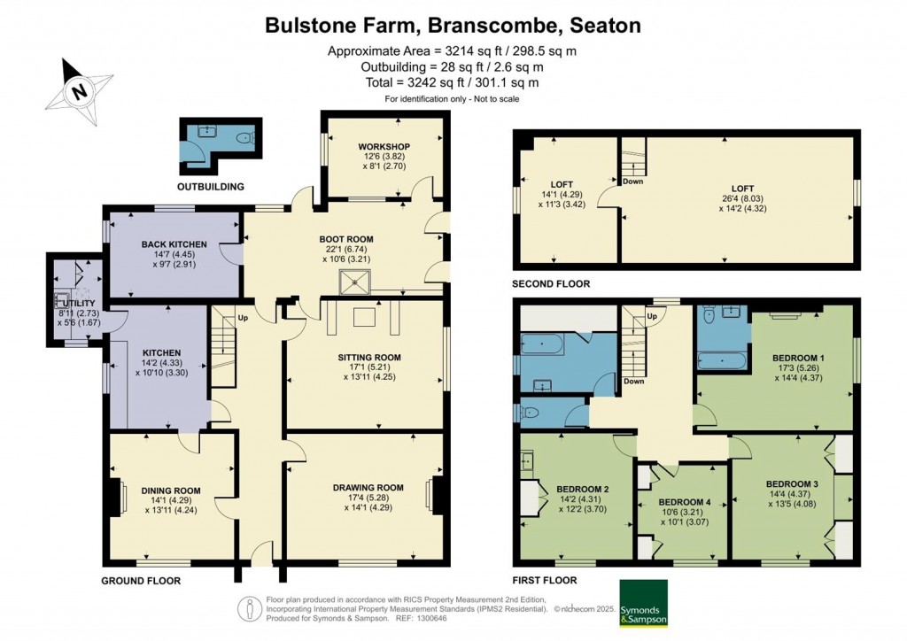 Floorplans For Branscombe, Seaton