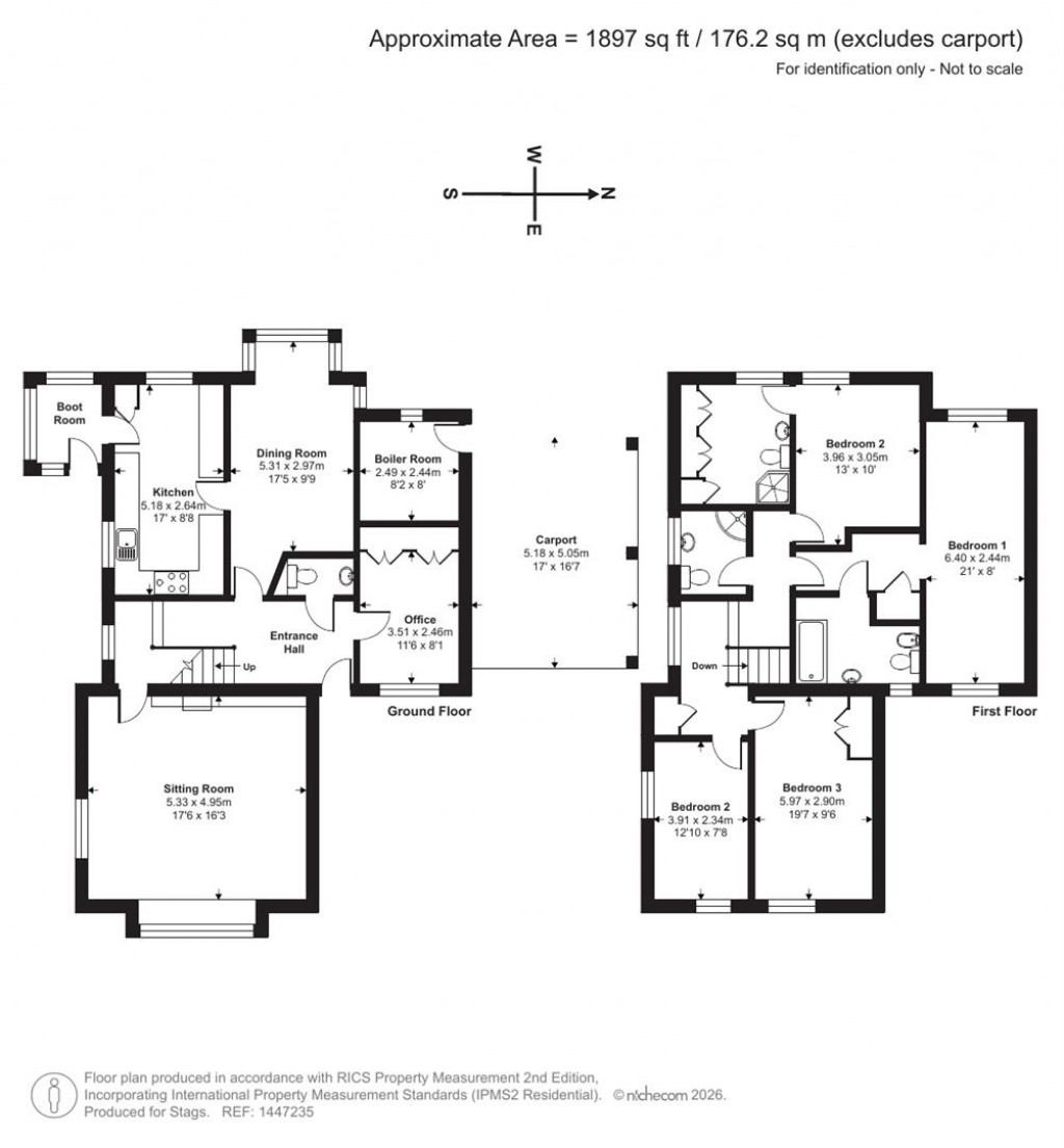 Floorplans For Gore Lane, Kilmington, Axminster