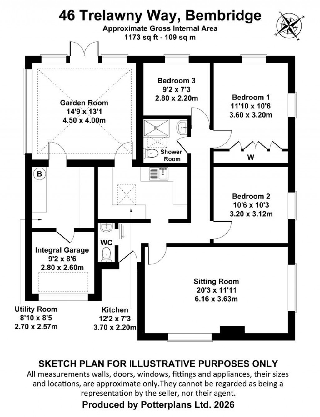 Floorplans For Bembridge, Isle of Wight