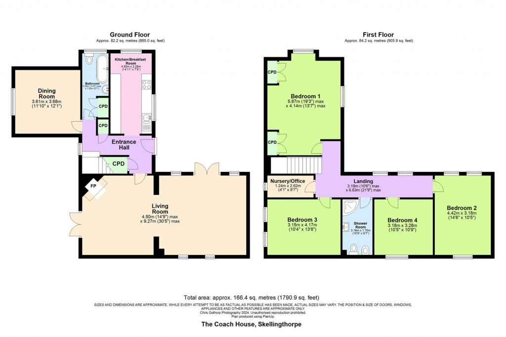 Floorplans For Old Vicarage Gardens, Skellingthorpe, Lincoln
