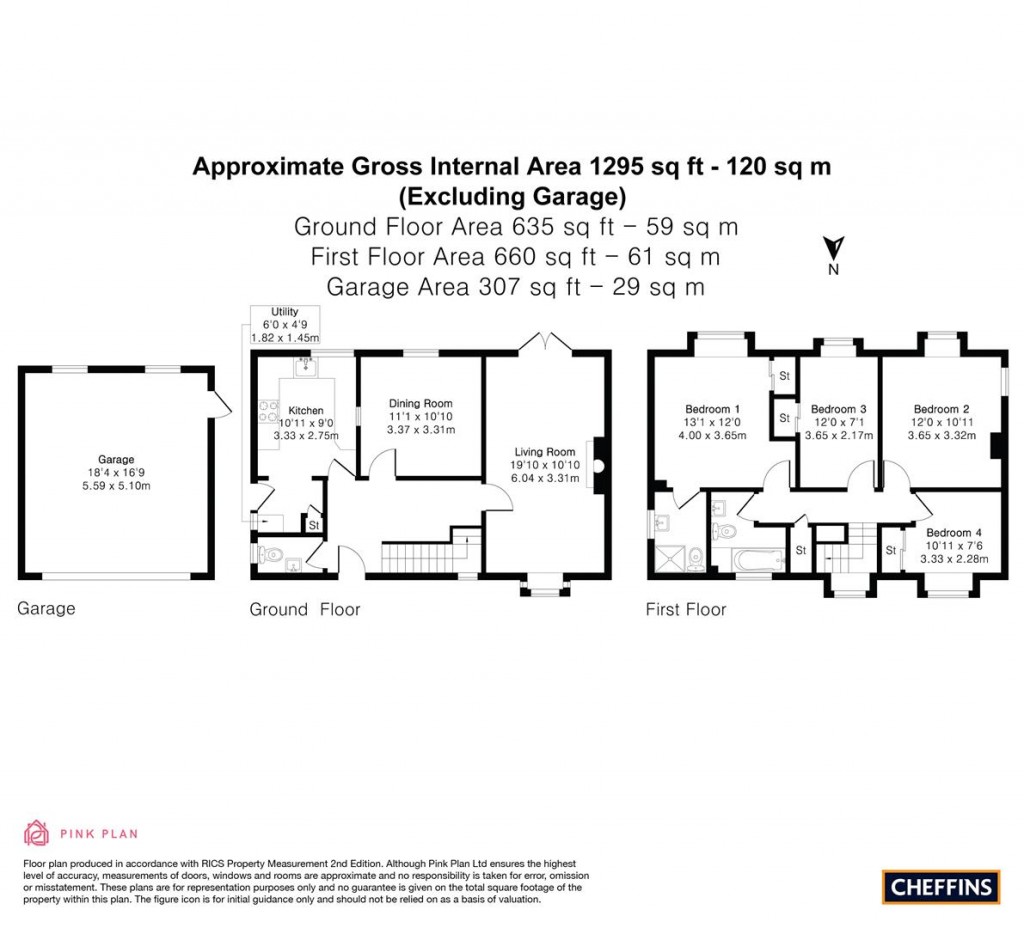 Floorplans For St. James Close, Stretham, Ely