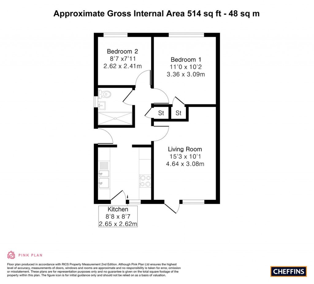 Floorplans For Chalkstone Way, Haverhill