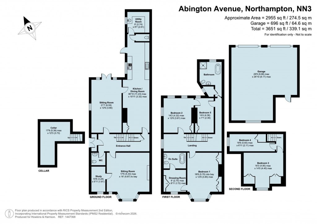 Floorplans For Abington Avenue, Northampton, NN3