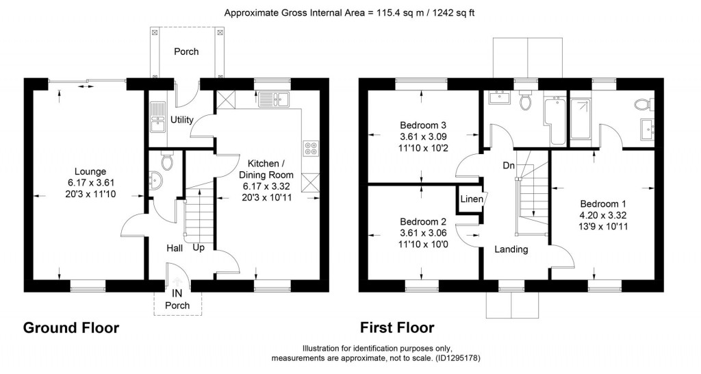 Floorplans For Slade Barton, Payhembury, Honiton