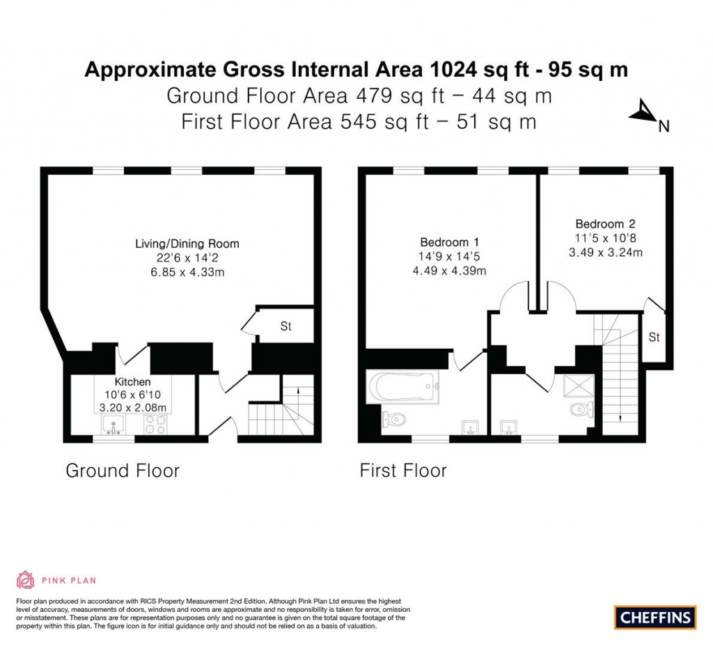 Floorplans For Heasman Close, Newmarket