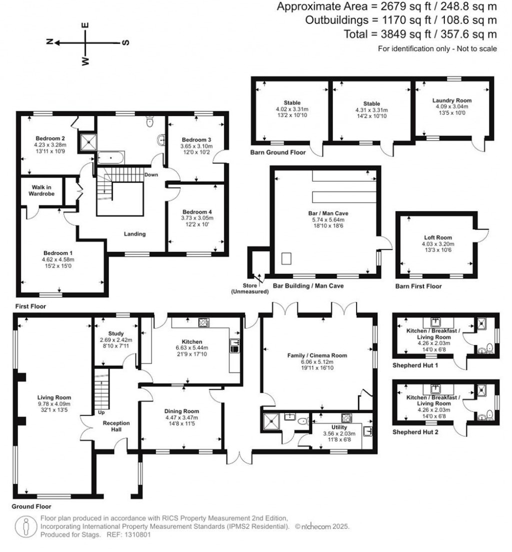 Floorplans For Tregajorran, Carn Brea, Redruth