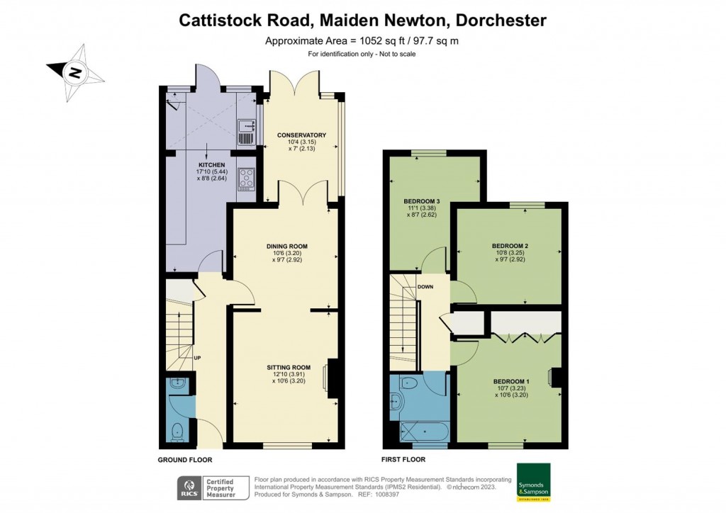 Floorplans For Cattistock Road, Maiden Newton, Dorchester