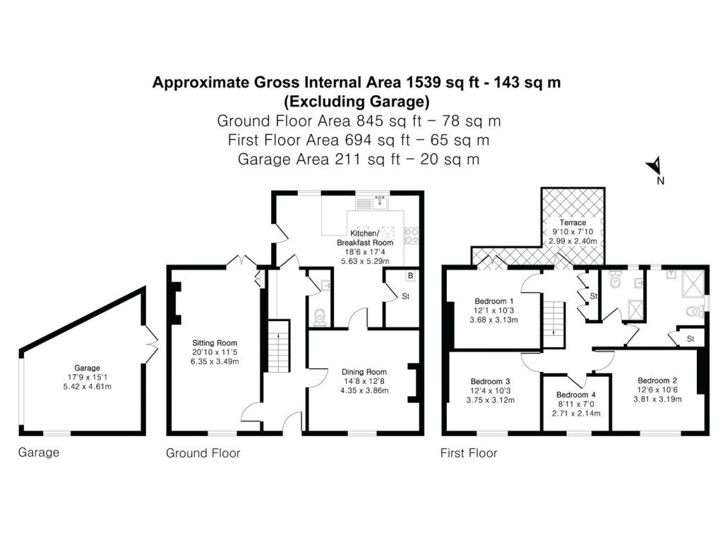 Floorplans For South Zeal, Okehampton