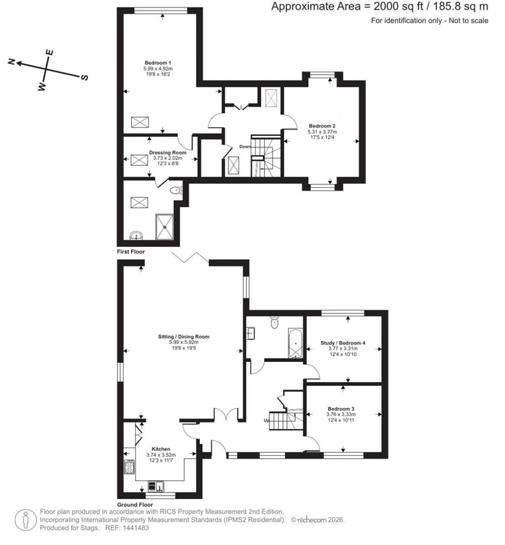 Floorplans For Medeva, Treknow, Tintagel