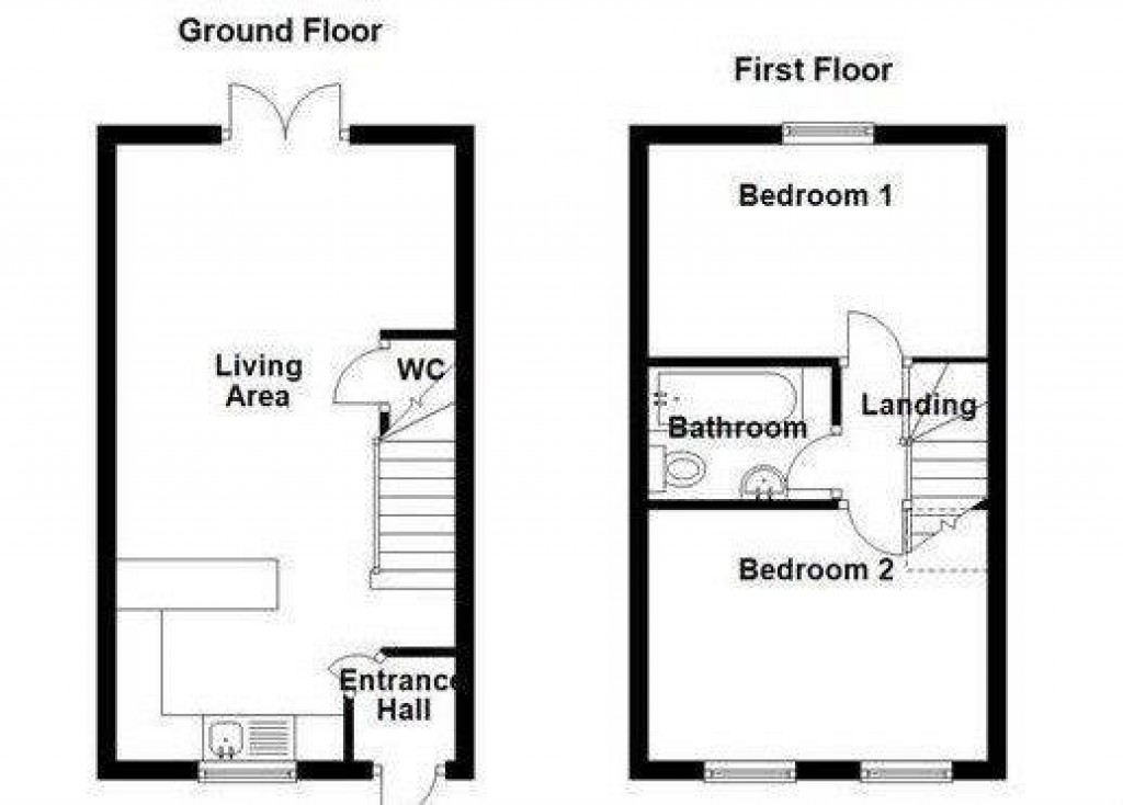Floorplans For Shipp Close, Little Wratting, Haverhill