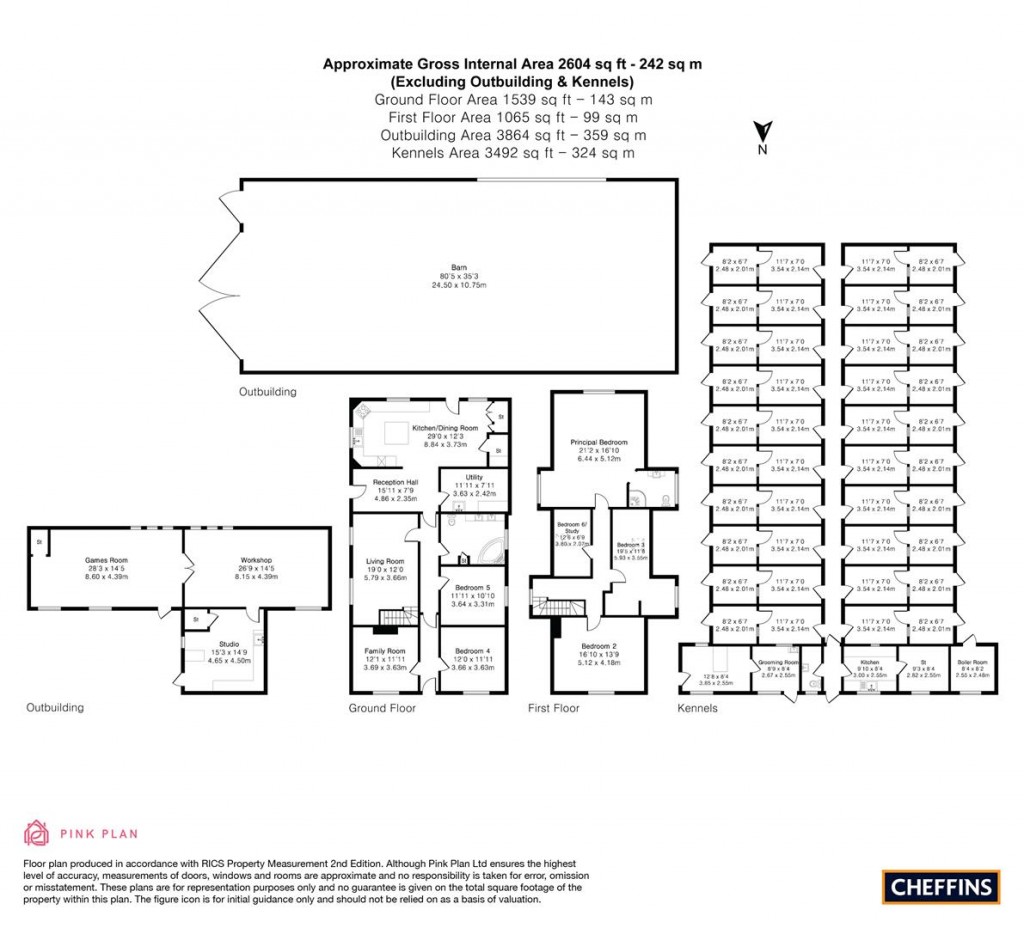 Floorplans For Hillrow Causeway, Haddenham, Ely
