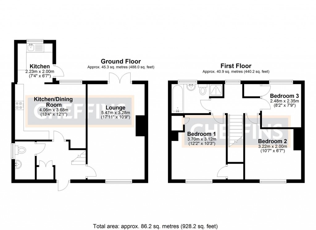 Floorplans For High Street, Wilburton