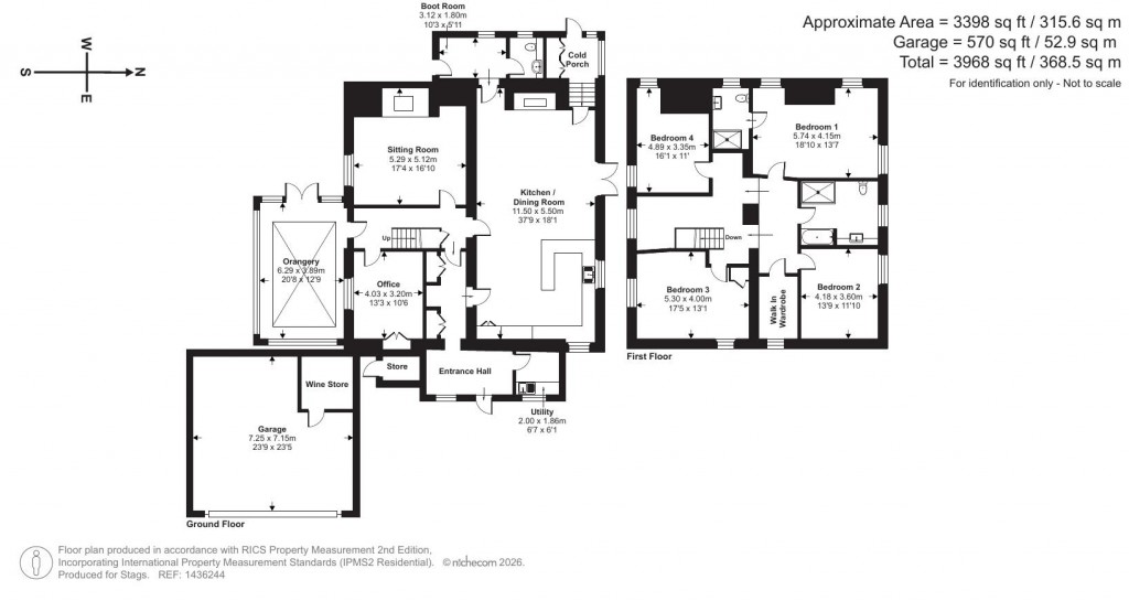 Floorplans For Shillingford, Tiverton