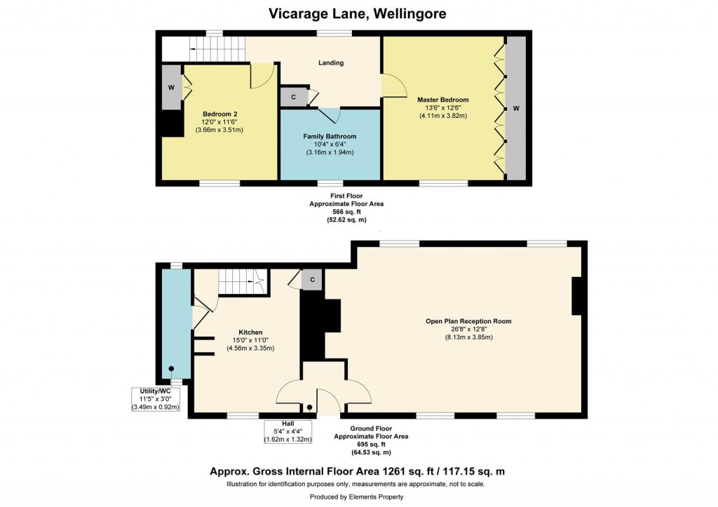 Floorplans For Vicarage Lane, Wellingore, Lincoln