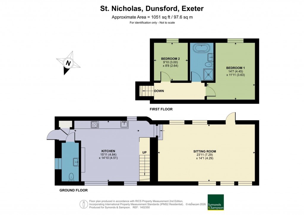 Floorplans For Dunsford, Exeter