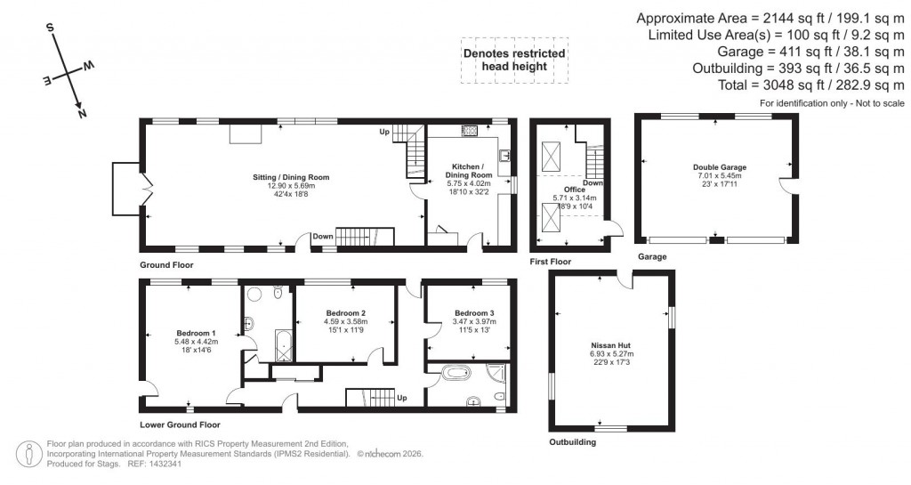 Floorplans For Lanteglos, Fowey