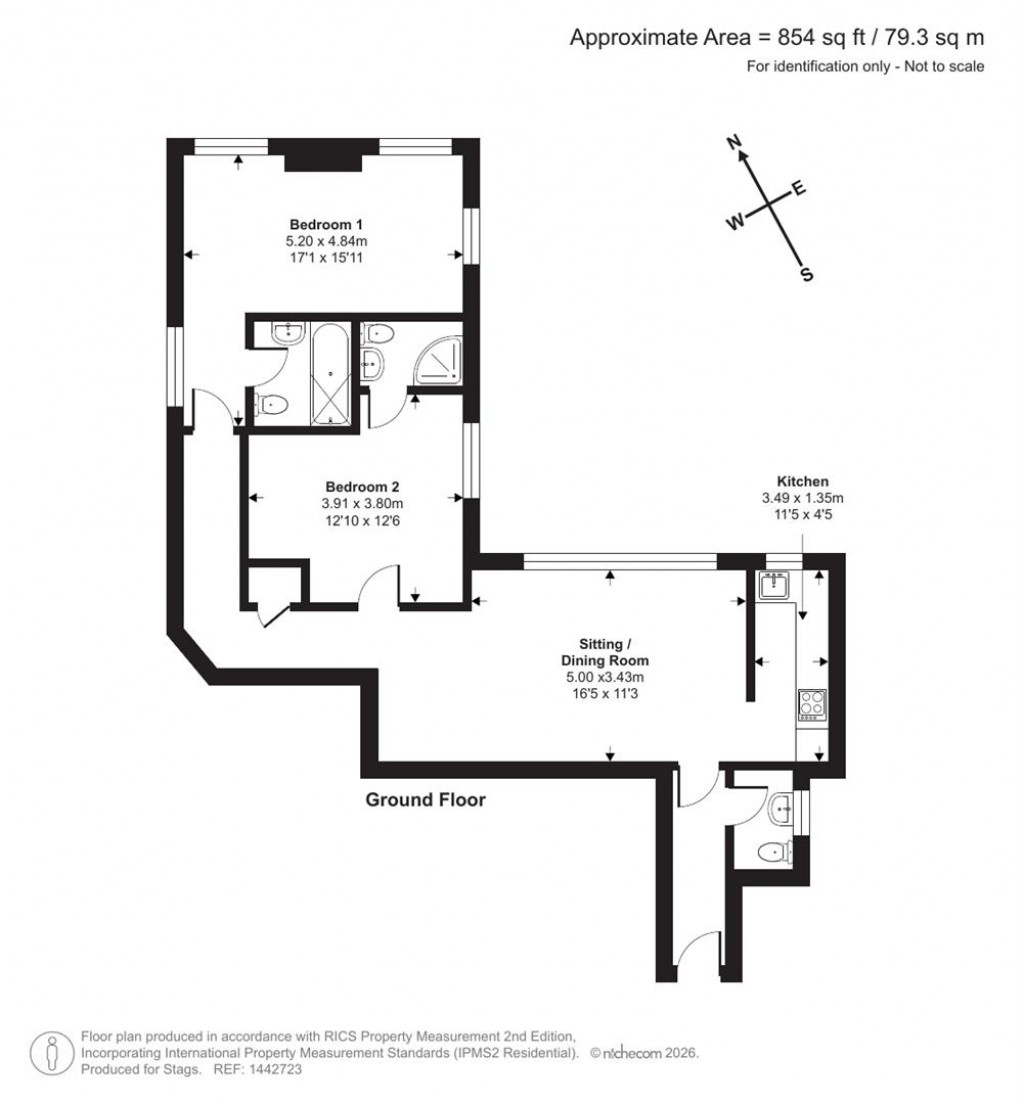 Floorplans For Uplyme Road, Lyme Regis