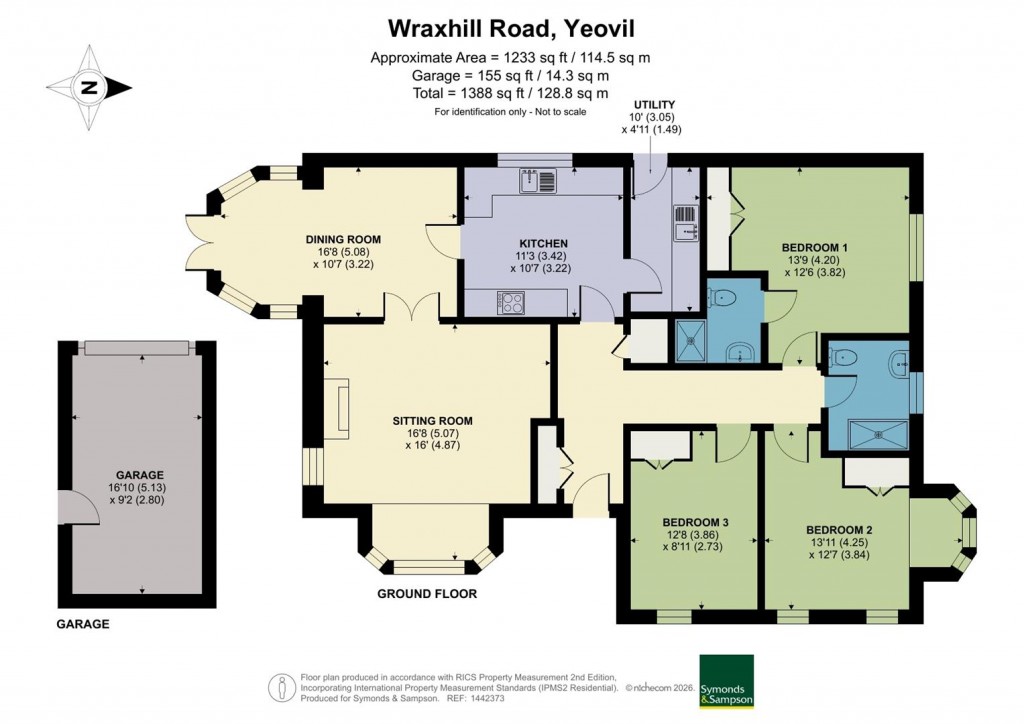 Floorplans For Wraxhill Road, Yeovil